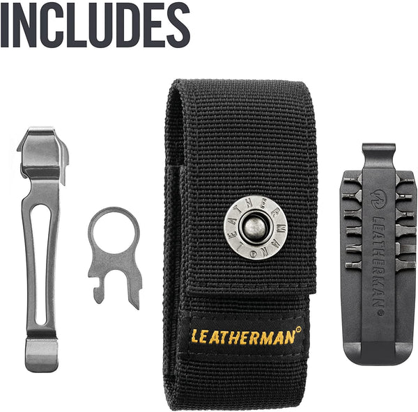 LEATHERMAN, Charge Plus TTi Titanium Multitool with Scissors and Premium Replaceable Wire Cutters, Stainless Steel