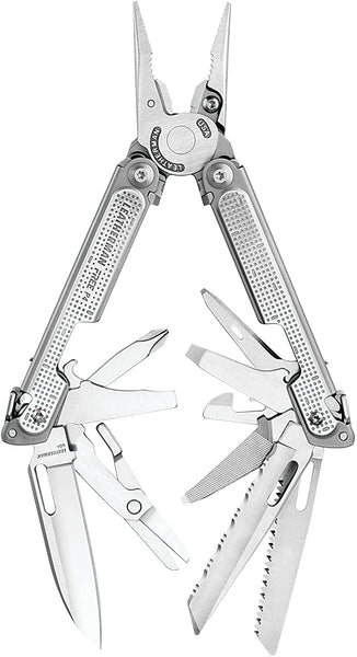 LEATHERMAN FREE P4 Multitool with Magnetic Locking, Premium Nylon Sheath and Pocket Clip