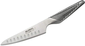Global 5" Cook's Knife, Fluted/Hollow Ground