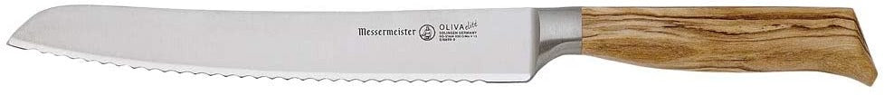 Messermeister E/6699-9, Oliva Elite Professional 9 Inch Extra Sharp Scalloped Edge Serrated Kitchen Bread Knife