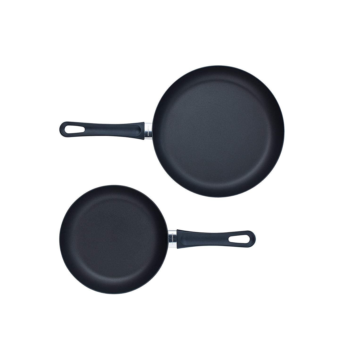 Scanpan Classic 2 Piece Fry Pan Set, Black, 8-inch and 10.25 inch